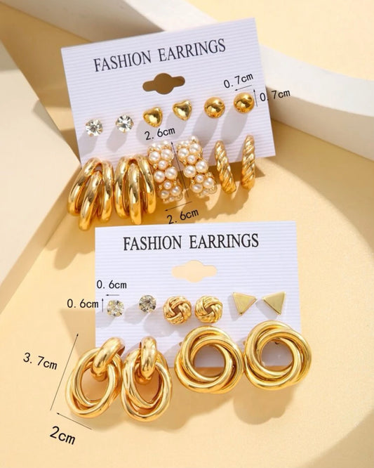 PEARL EARRING SET